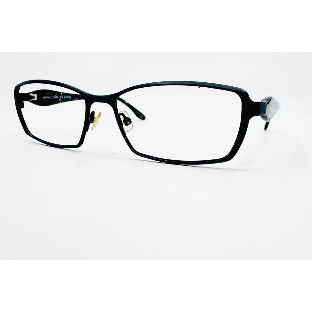 BCBGMAXAZRIA Eyeglasses Womens Teal Katia Rectangular Frame 53-15-135